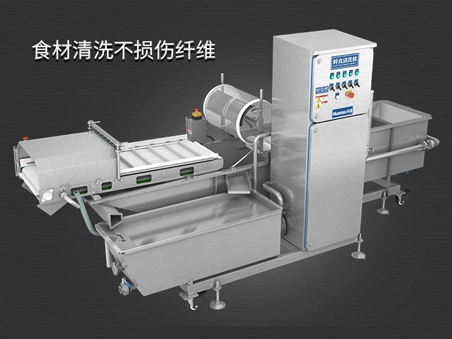 多功能洗菜清洗機(jī)，氣泡清洗，清洗800kg/小時